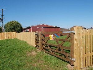 west buckland village green fencing