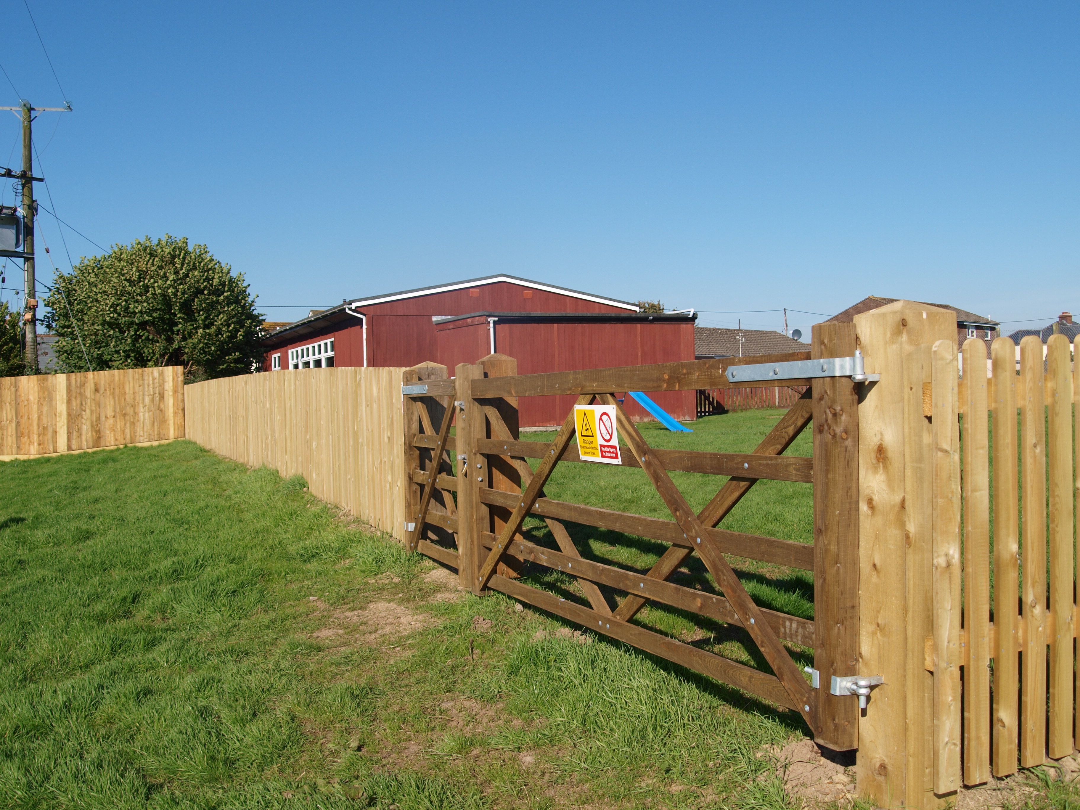 west buckland village green fencing